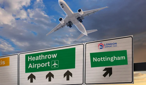 Nottingham to Heathrow Airport Taxi Transfer Service