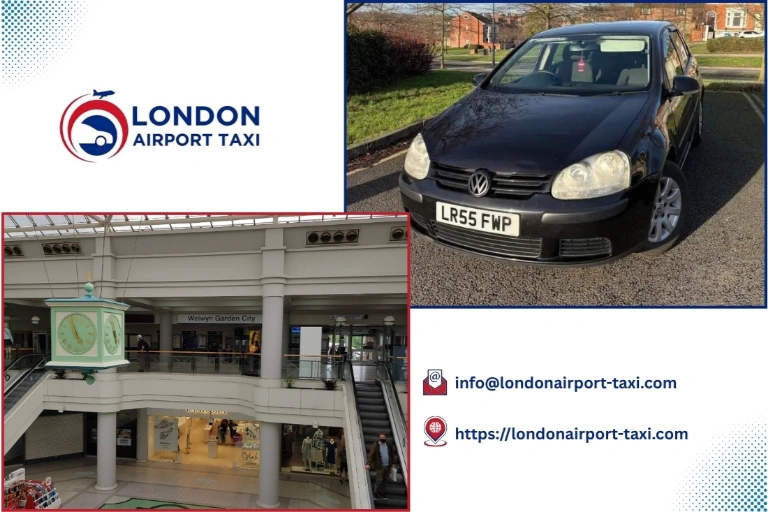 London Airport Taxi - Stansted to Welwyn Garden City transfer service