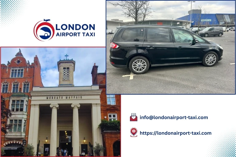 London Airport Taxi – London City Airport to Mayfair transfer route