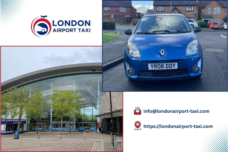 London Airport Taxi – London City to Milton Keynes new town transfer