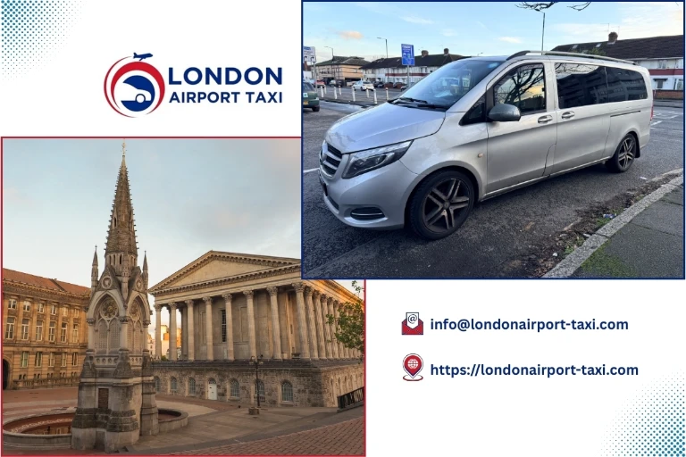 Professional long-distance taxi service from Birmingham to Gatwick Airport