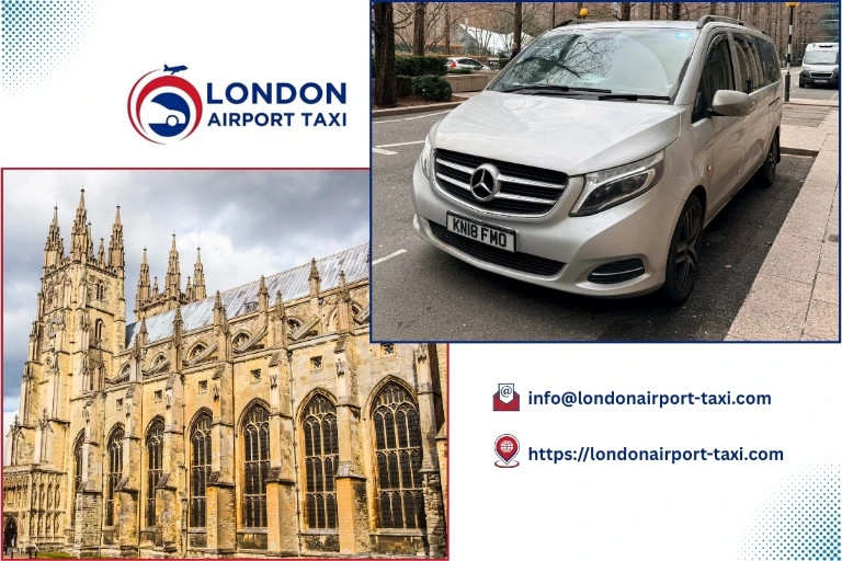 Professional Gatwick Airport taxi service from Canterbury to Gatwick Airport
