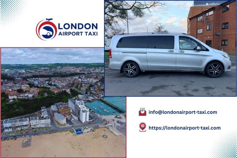 Professional Gatwick Airport taxi service from Folkestone to Gatwick Airport