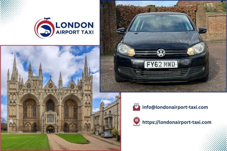 Professional Gatwick Airport taxi service from Peterborough to Gatwick Airport