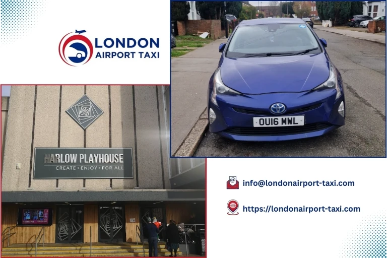 Professional Gatwick Airport taxi service from Harlow to Gatwick Airport