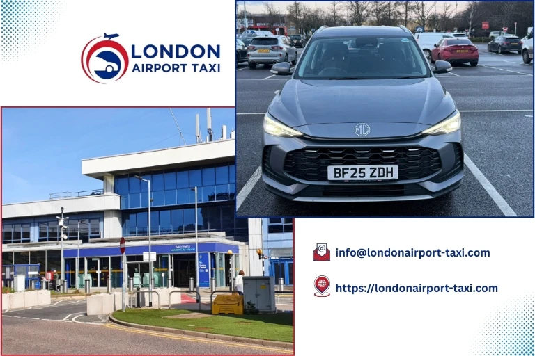 London Airport Taxi - Luton to London City inter-airport transfer