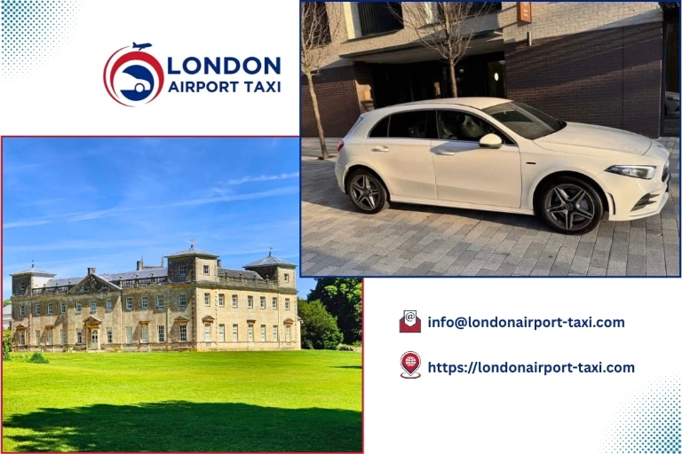 Professional taxi on M1 from Swindon to Luton Airport