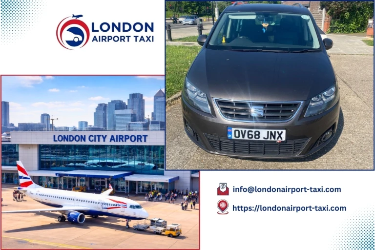 Professional taxi service from London City to Heathrow Airport