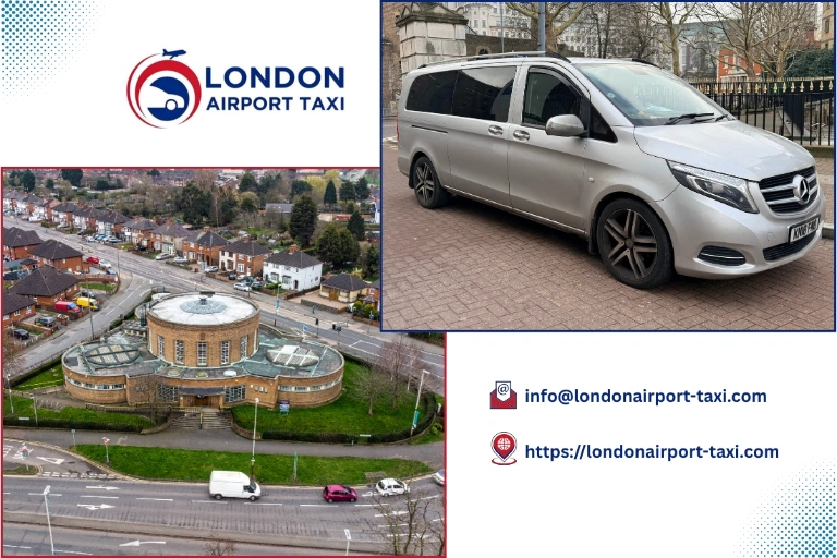 Professional taxi on M1 from Leicester to Luton Airport