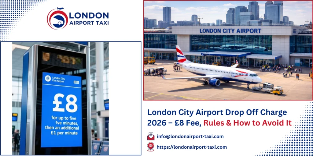 London City Airport Drop Off Charge 2026 &ndash; &pound;8 Fee, Rules & How to Avoid It