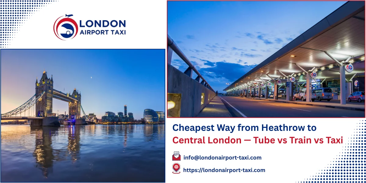 Cheapest Way from Heathrow to Central London 2026 &mdash; Tube vs Train vs Taxi