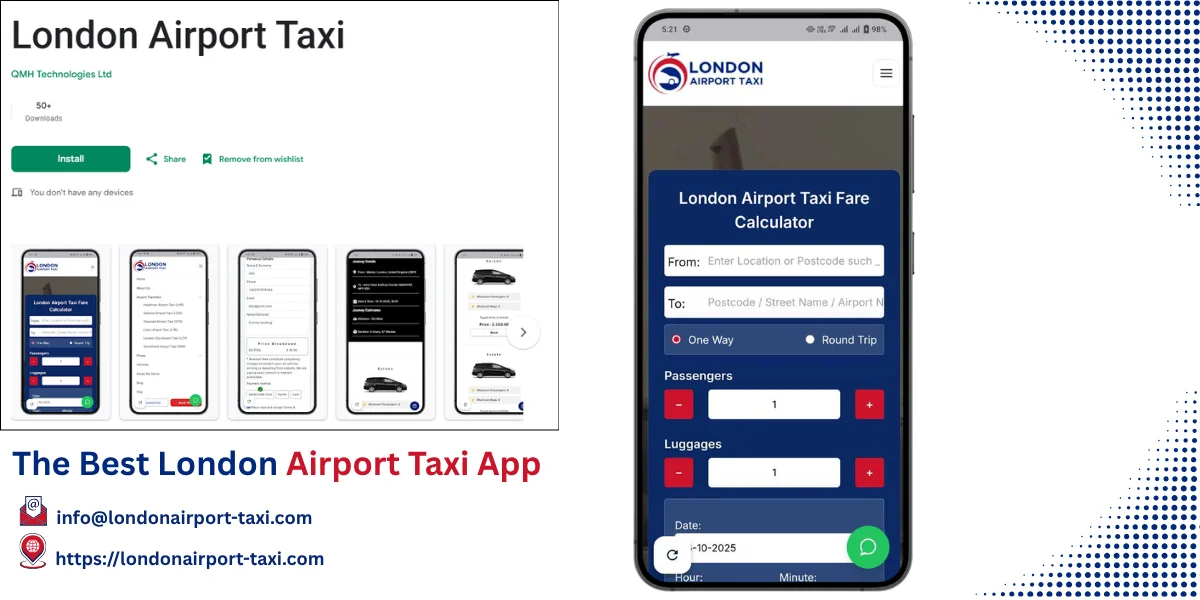 Best London Taxi App 2026 &mdash; Compared for Airport Transfers, Black Cabs & Daily Rides