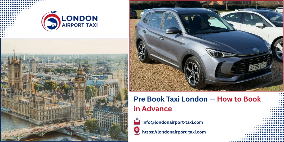 Pre Book Taxi London 2026 &mdash; How to Book in Advance, Fixed Fares & App Download