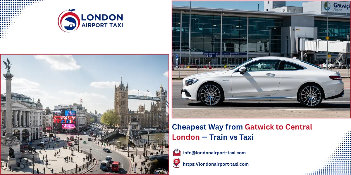 Cheapest Way from Gatwick to Central London 2026 — Train vs Taxi