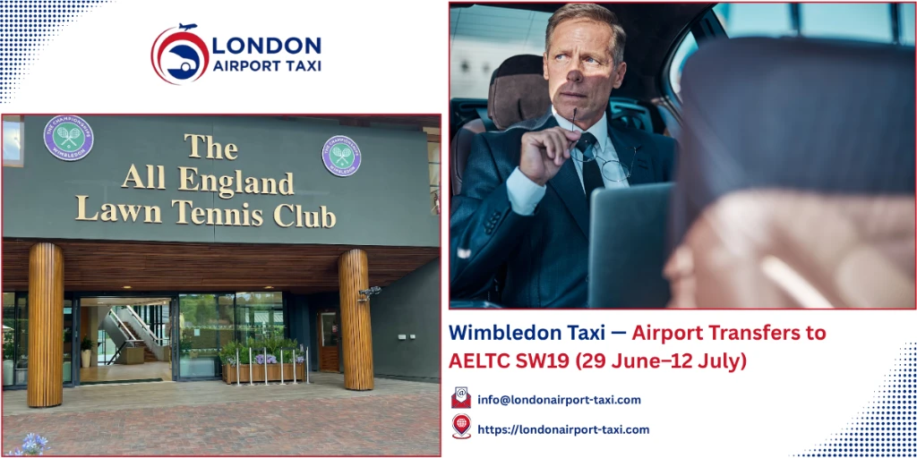 Wimbledon Taxi 2026 — Airport Transfers to AELTC SW19