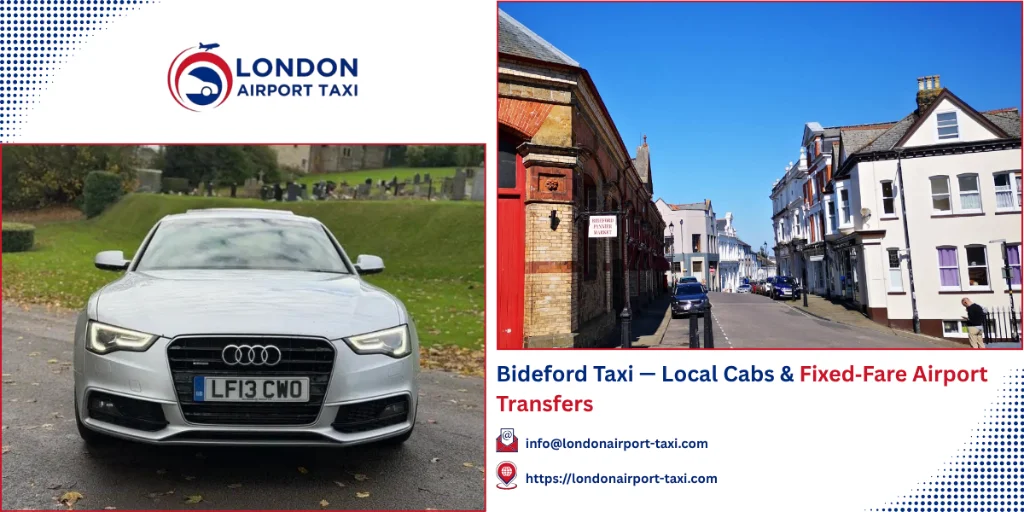 Bideford Taxi & Airport Transfers | Fixed Fares 2026