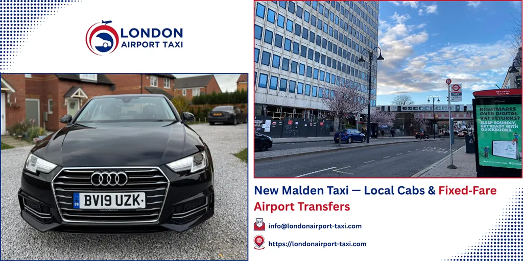 New Malden Taxi & Airport Transfers | Fixed Price 2026